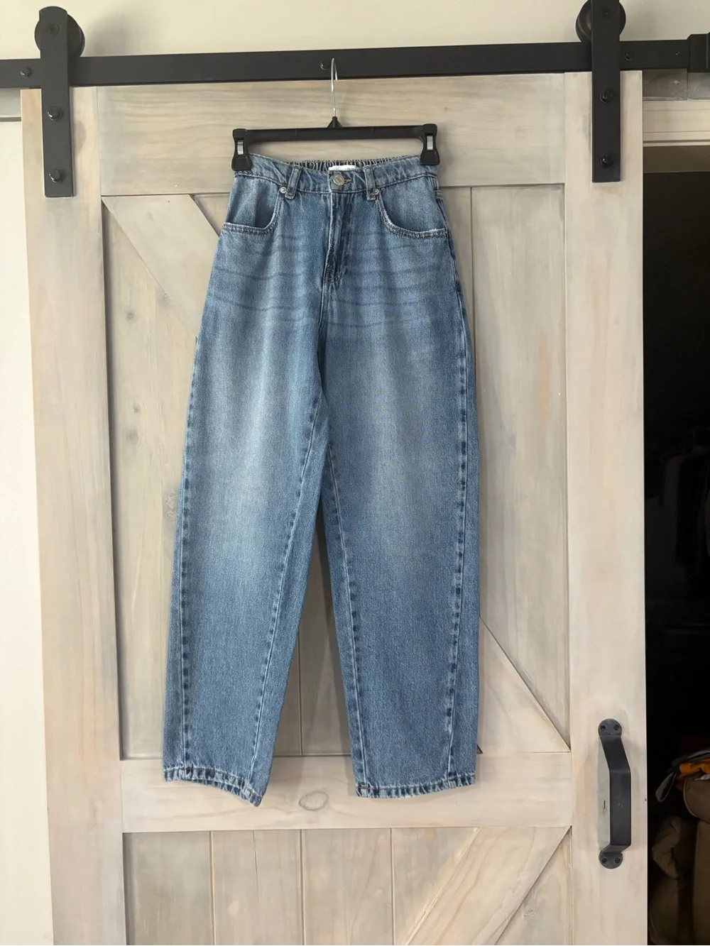 Zara Boys Light Blue Classic Baggy Fit Denim Jeans